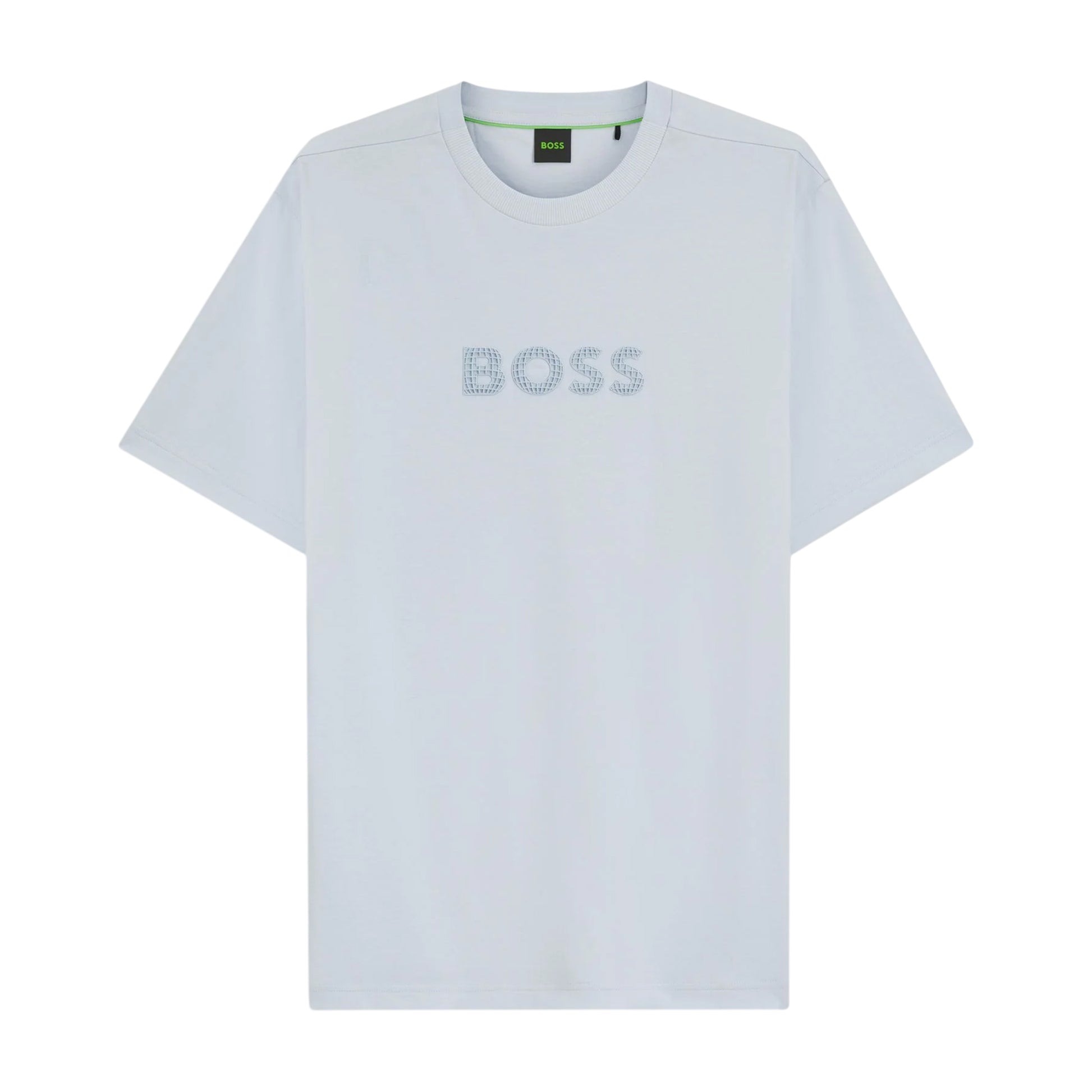 Open Blue - Front - Boss Mens Terrace Logo T-Shirt