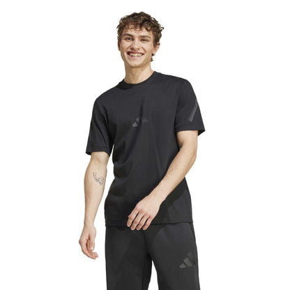 Black - Side - Adidas Mens Z.N.E. T-Shirt