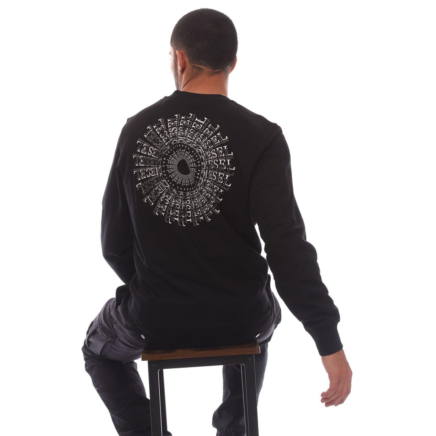 Black - Lifestyle - Diesel Mens S-Ginn-K41 Sweatshirt