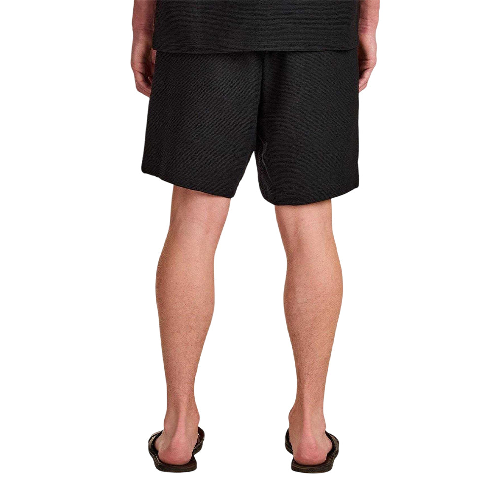 Black - Lifestyle - Prevu Mens Ottoman Woven Shorts