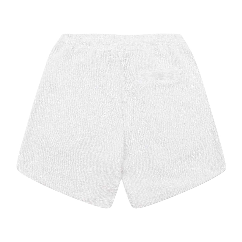 White - Back - Prevu Mens Ottoman Woven Shorts