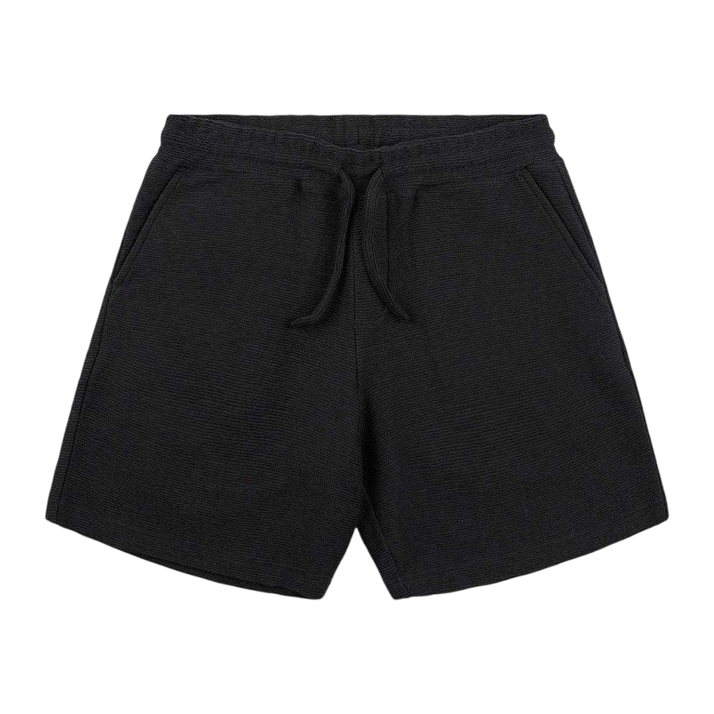 Black - Front - Prevu Mens Ottoman Woven Shorts