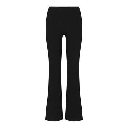 Obsidian Black - Front - Skims Womens-Ladies Essential Mid Rise Fitted And Flared Bell-Bottoms