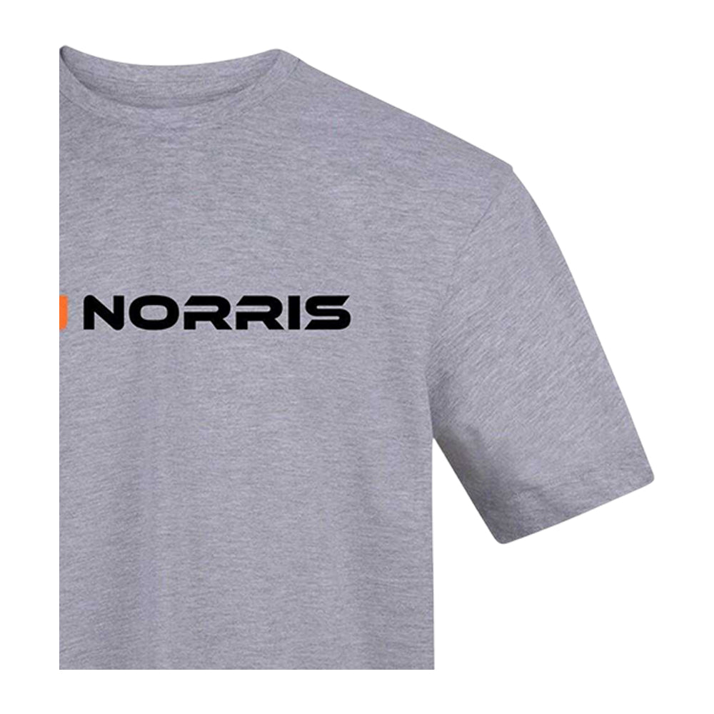 Grey - Side - AWD Mens Norris F1 T-Shirt