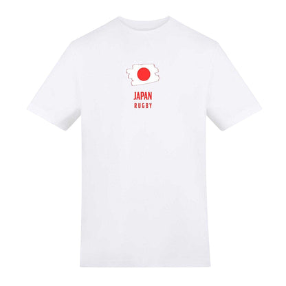 White - Front - AWD Mens Japan Rugby T-Shirt