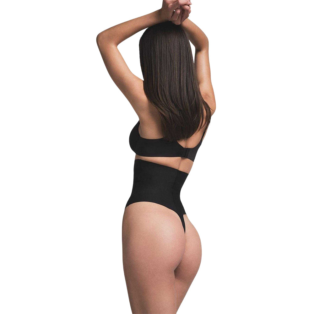 Onyx - Back - Skims Womens-Ladies Sculpting High Waist Thong