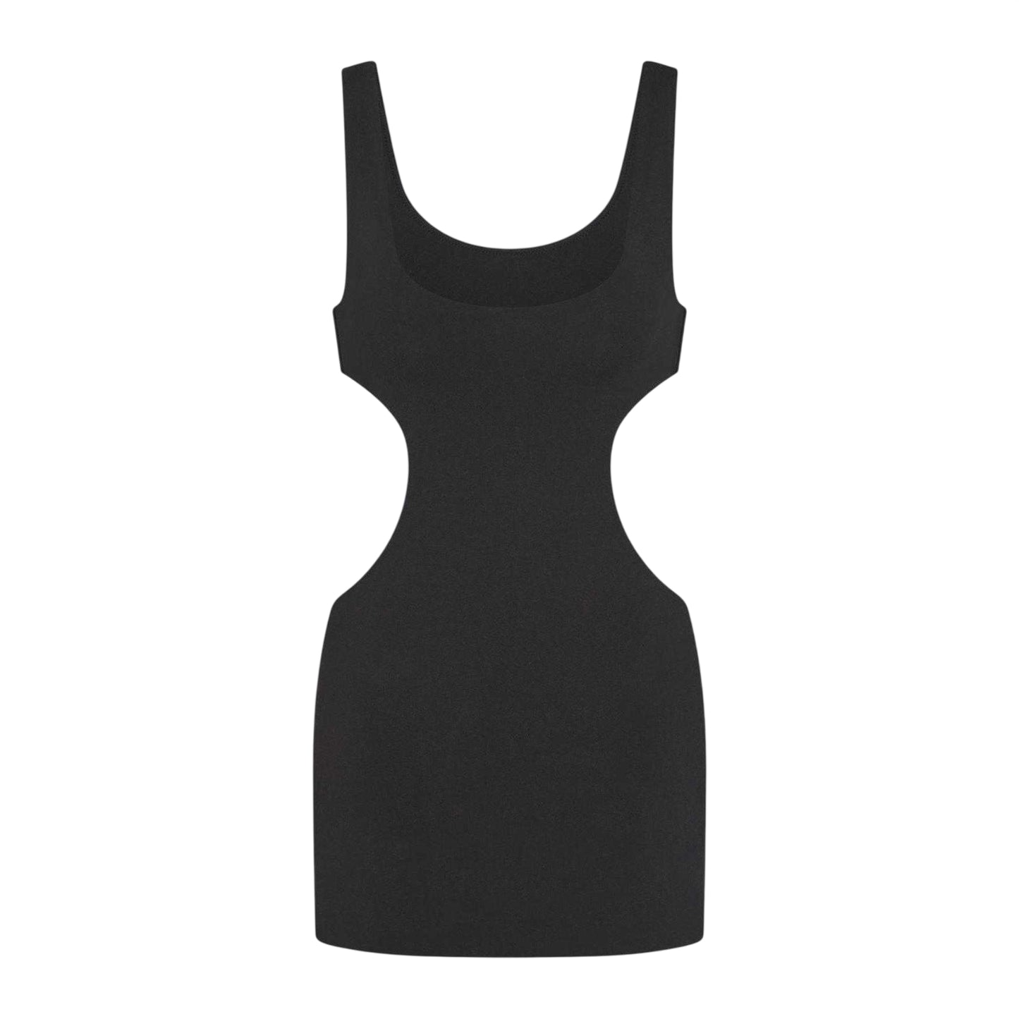 Soot Grey - Front - Skims Womens-Ladies Cut Out Mini Dress