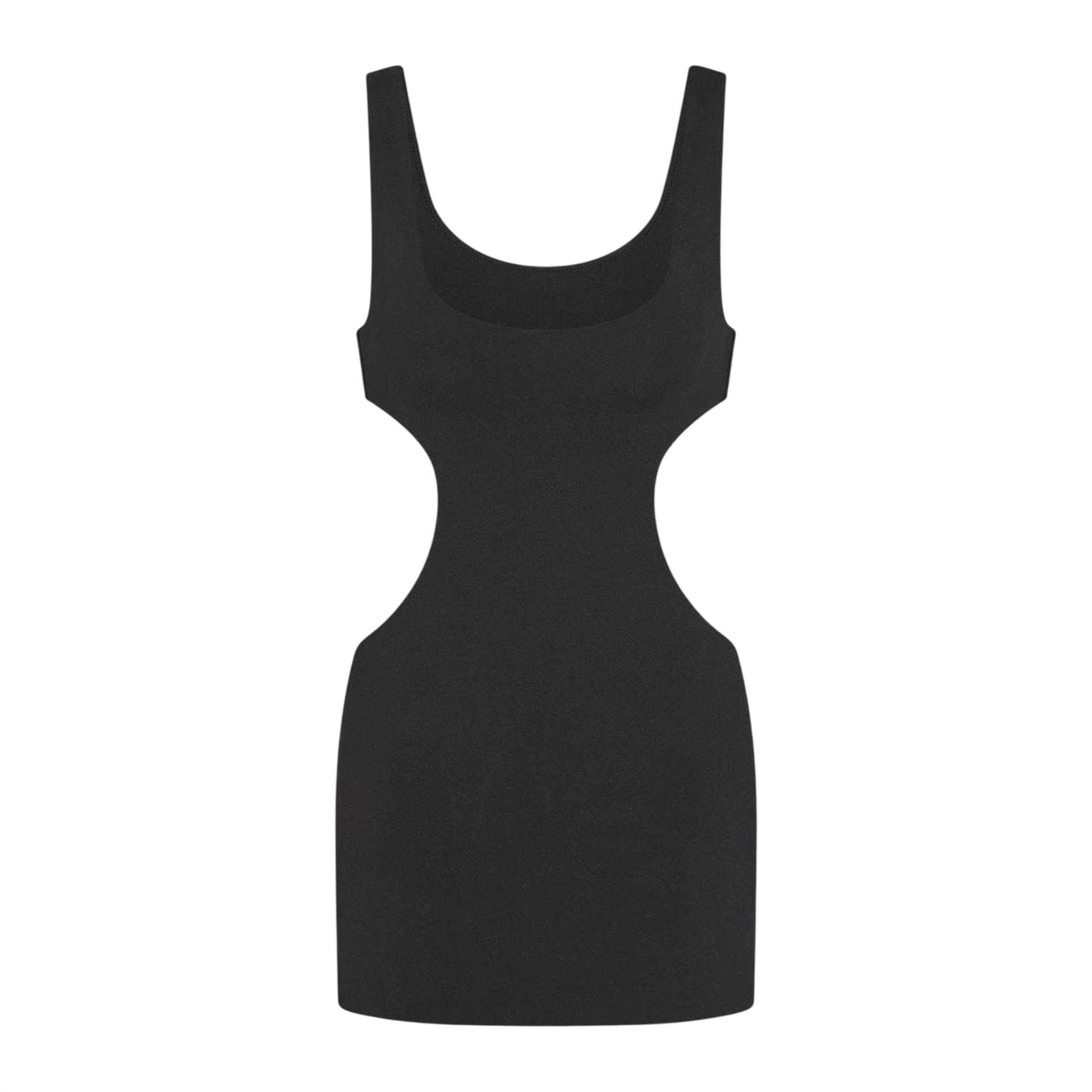 Soot Grey - Front - Skims Womens-Ladies Cut Out Mini Dress