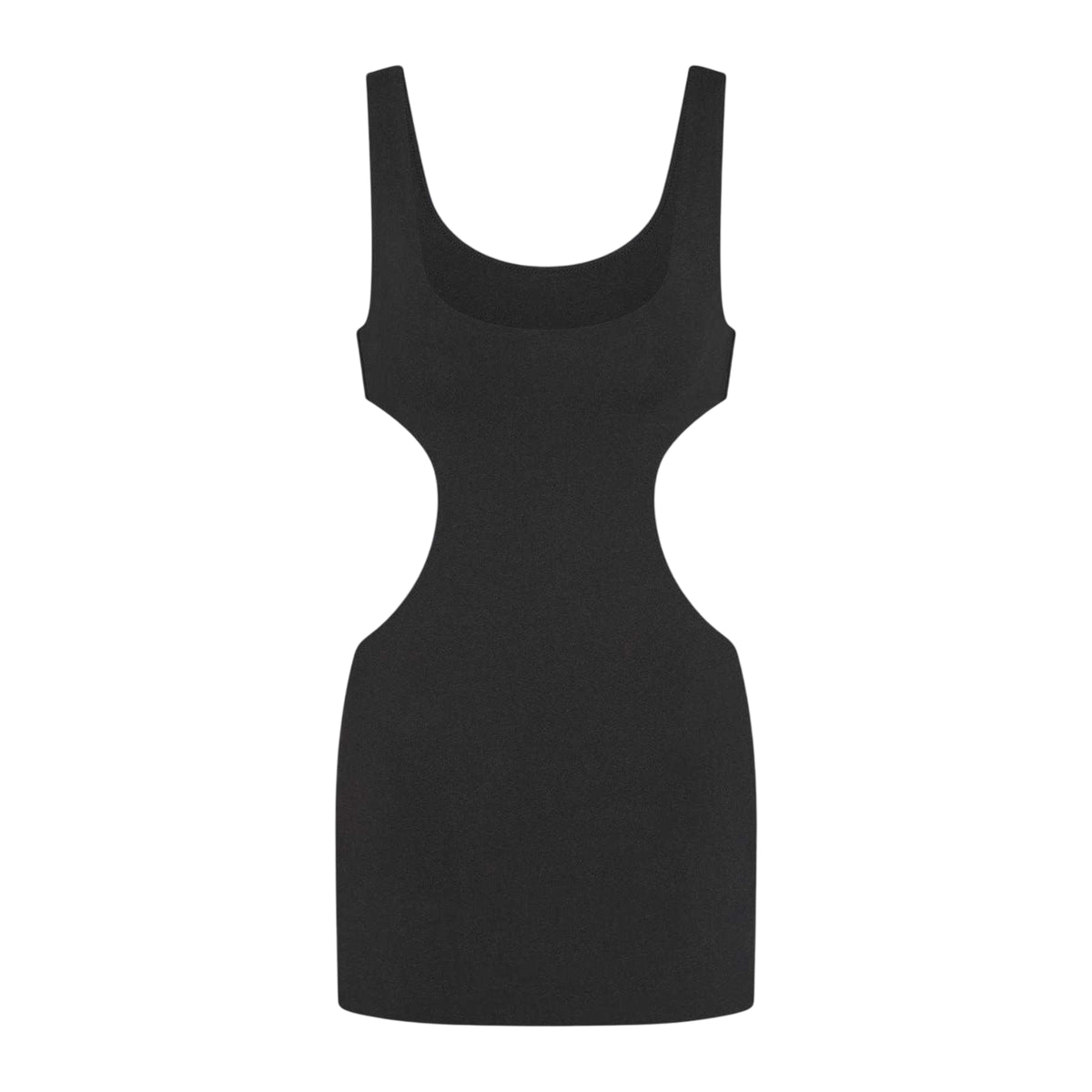 Soot Grey - Front - Skims Womens-Ladies Cut Out Mini Dress