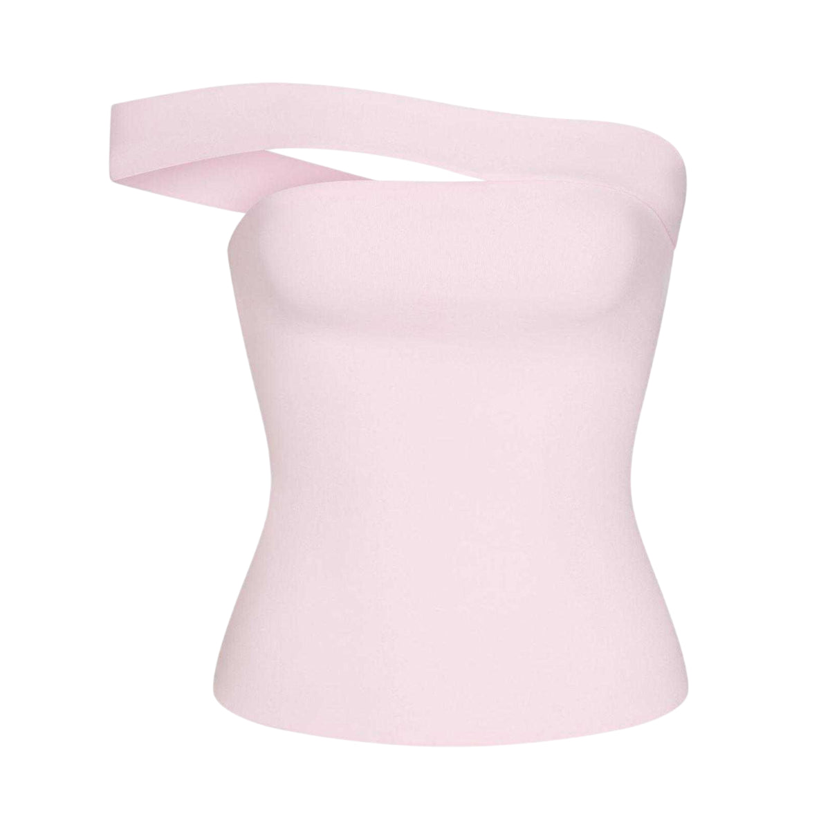 Cherry Blossom - Front - Skims Womens-Ladies Cotton Jersey Asymmetric Top