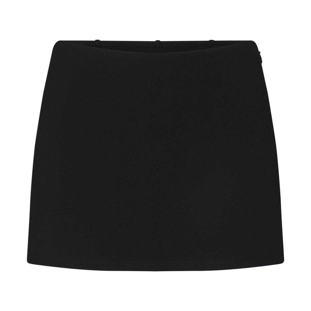 Obsidian Black - Front - Skims Womens-Ladies Essential Plain Skort