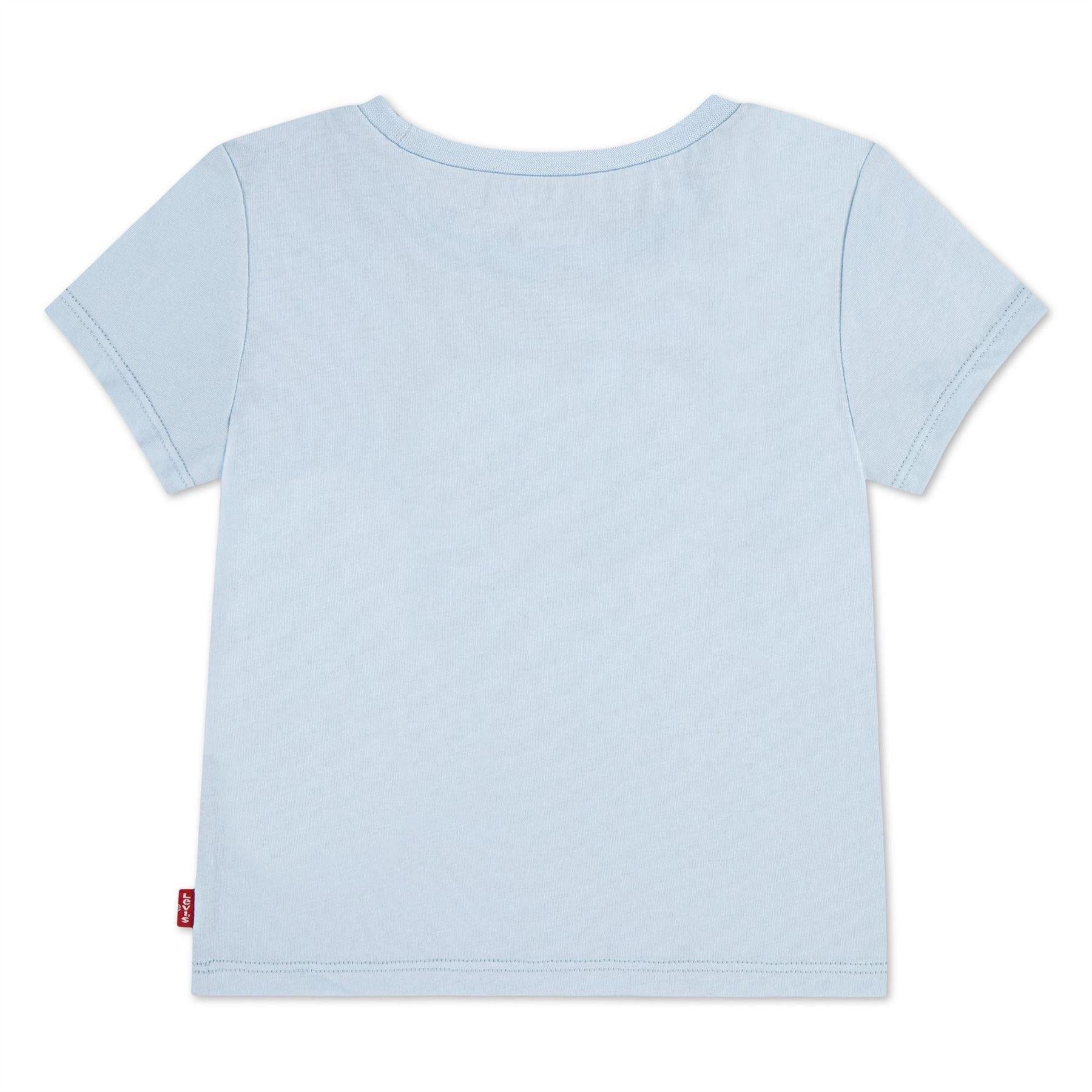Blue - Back - Levis Childrens-Kids Batwing Logo T-Shirt