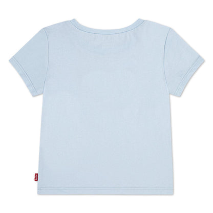 Blue - Back - Levis Childrens-Kids Batwing Logo T-Shirt