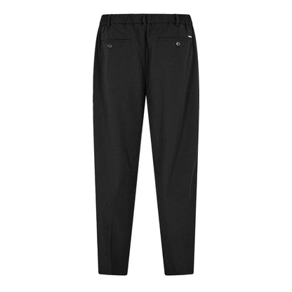Black - Back - Belier Mens Straight Leg Relaxed Fit Trousers