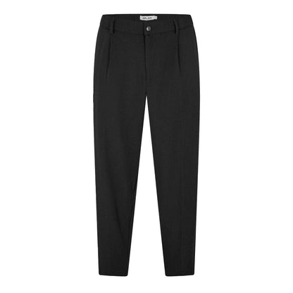 Black - Front - Belier Mens Straight Leg Relaxed Fit Trousers