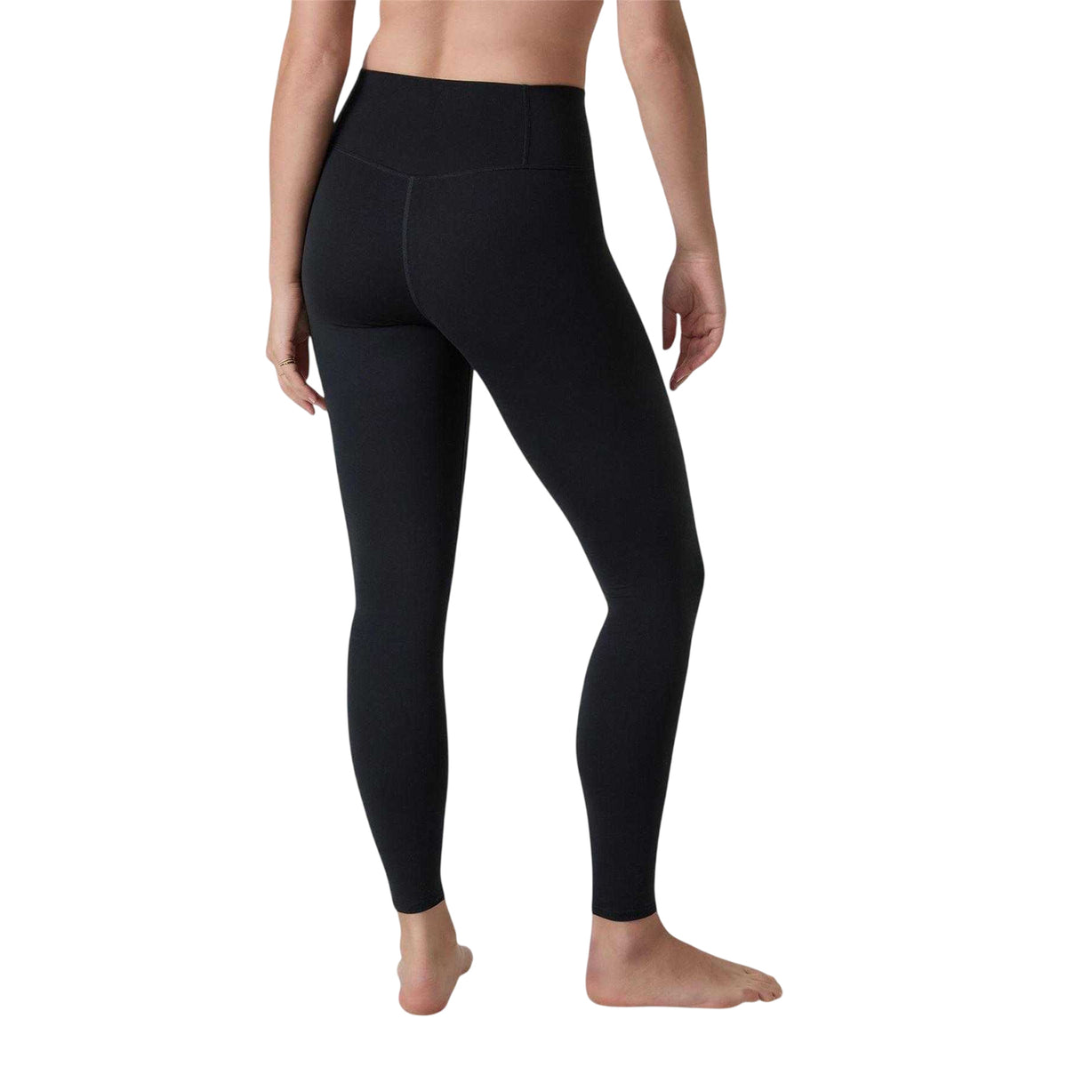 Black - Back - Vuori Womens-Ladies Plain High Waist Leggings