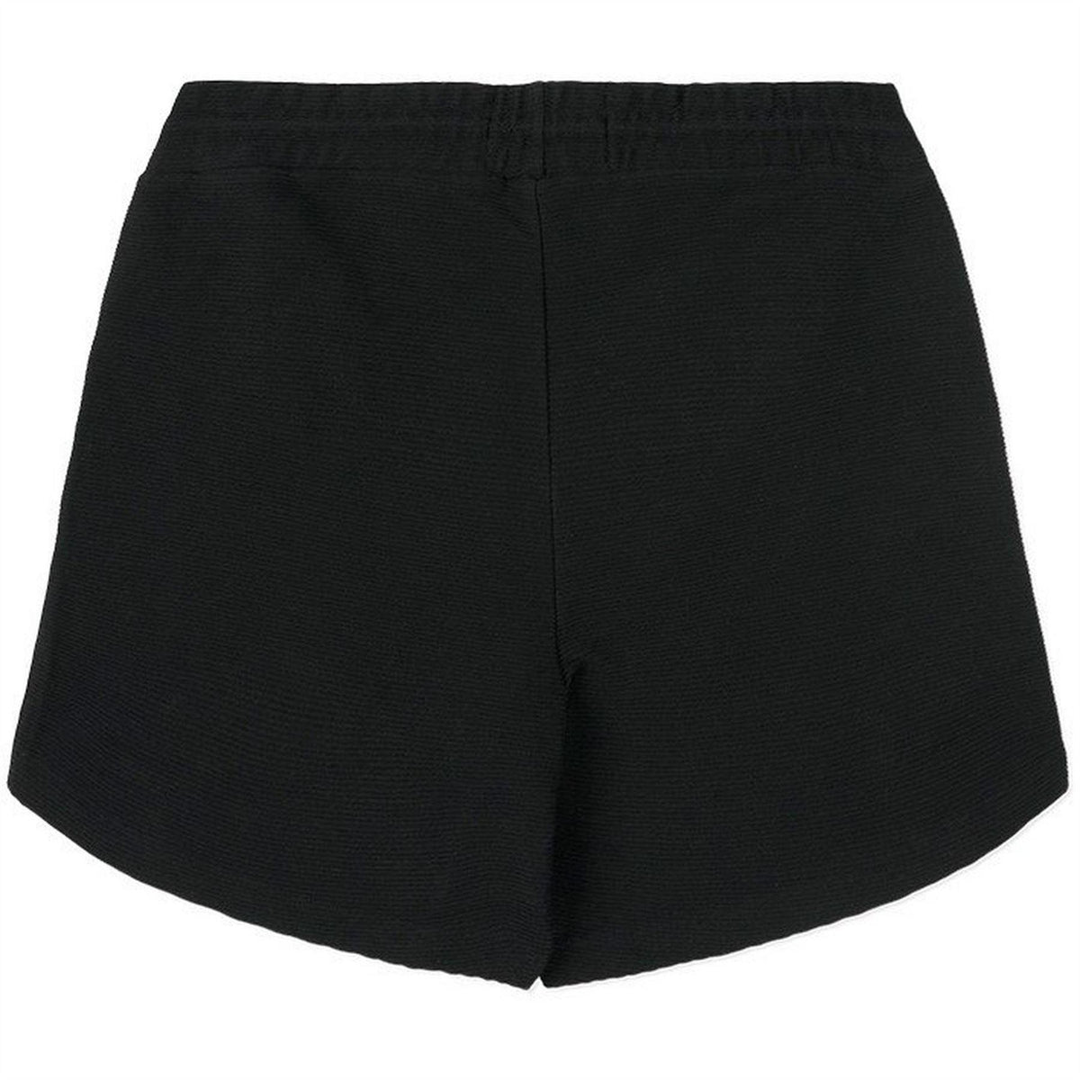 Black - Back - Prevu Mens Ottoman Textured Shorts