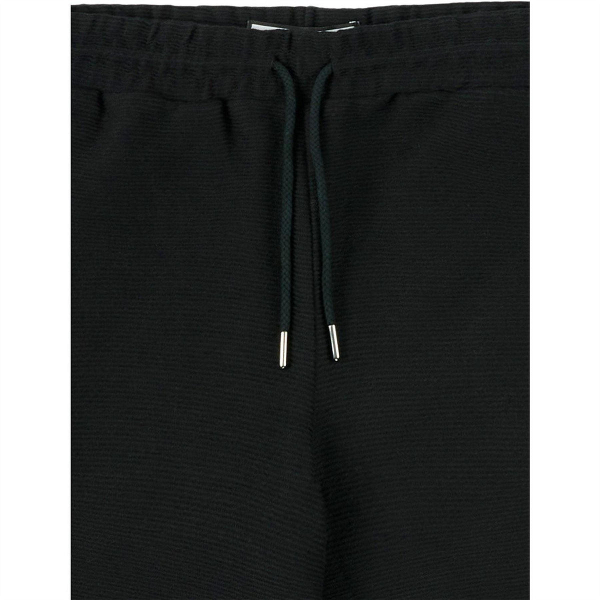 Black - Side - Prevu Mens Ottoman Textured Shorts