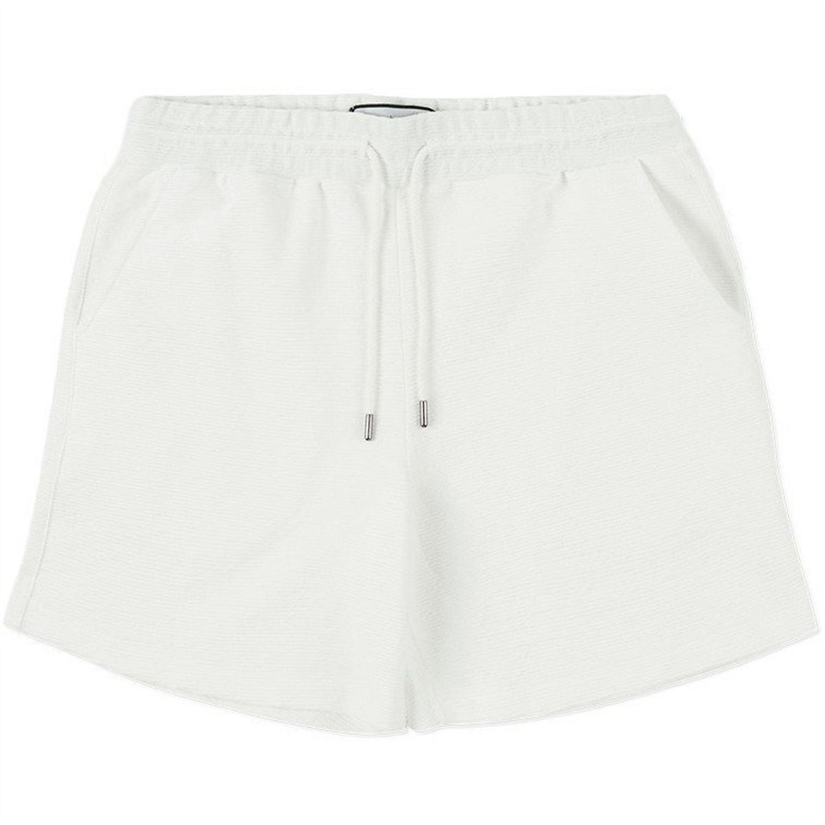 White - Front - Prevu Mens Ottoman Textured Shorts