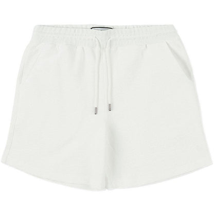 White - Front - Prevu Mens Ottoman Textured Shorts