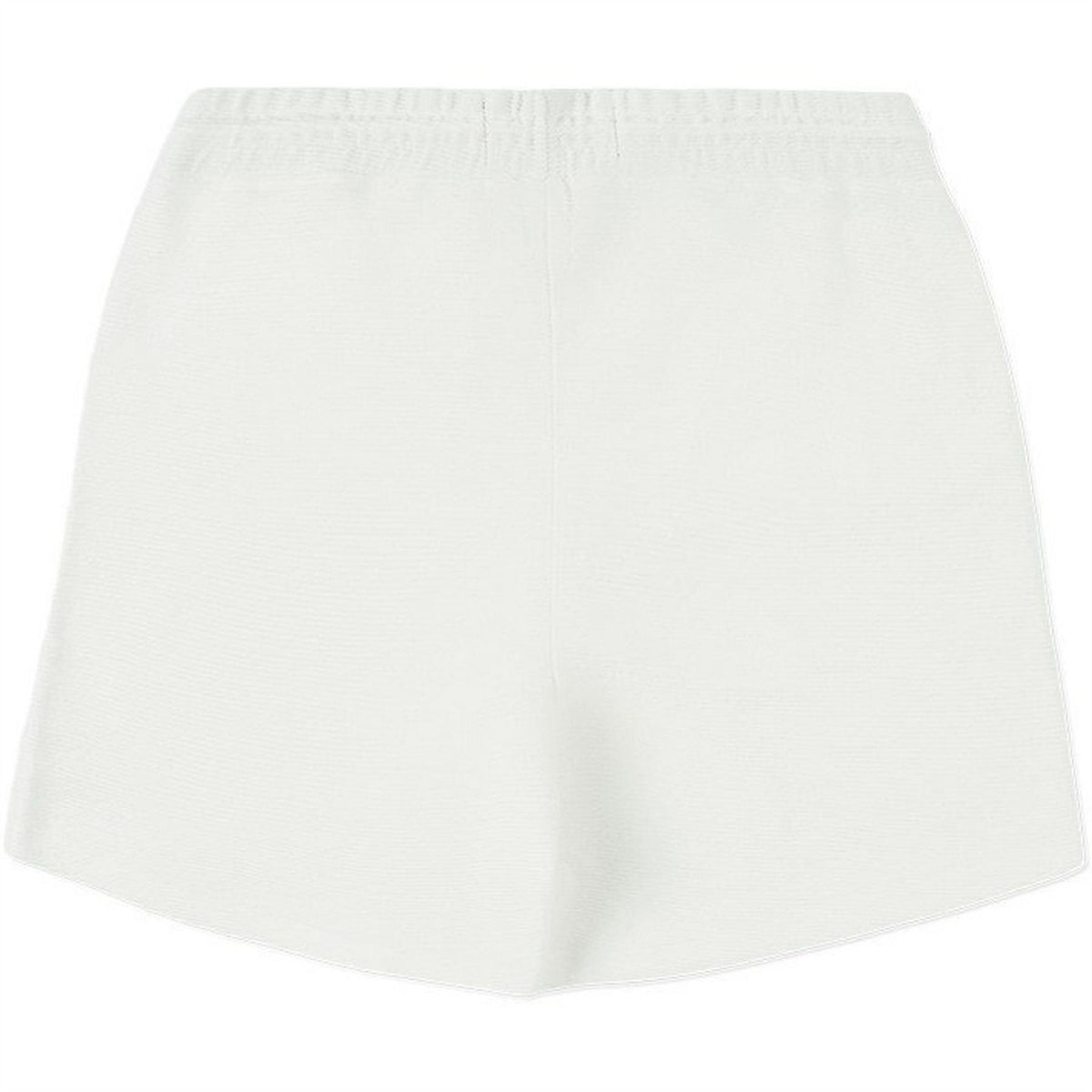 White - Back - Prevu Mens Ottoman Textured Shorts