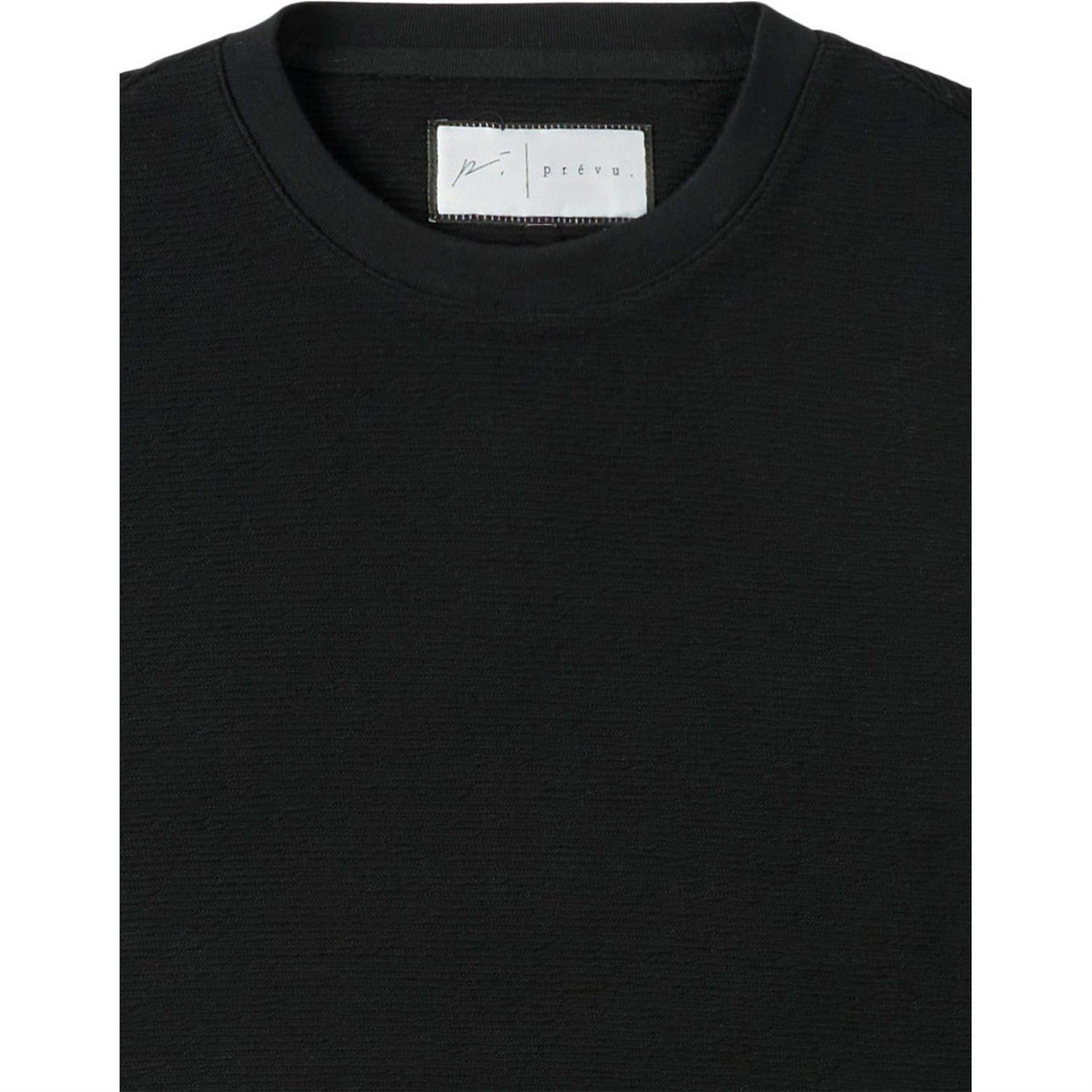 Black - Side - Prevu Mens Ottoman Sleeveless Tank Top
