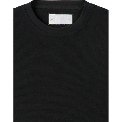 Black - Side - Prevu Mens Ottoman Sleeveless Tank Top