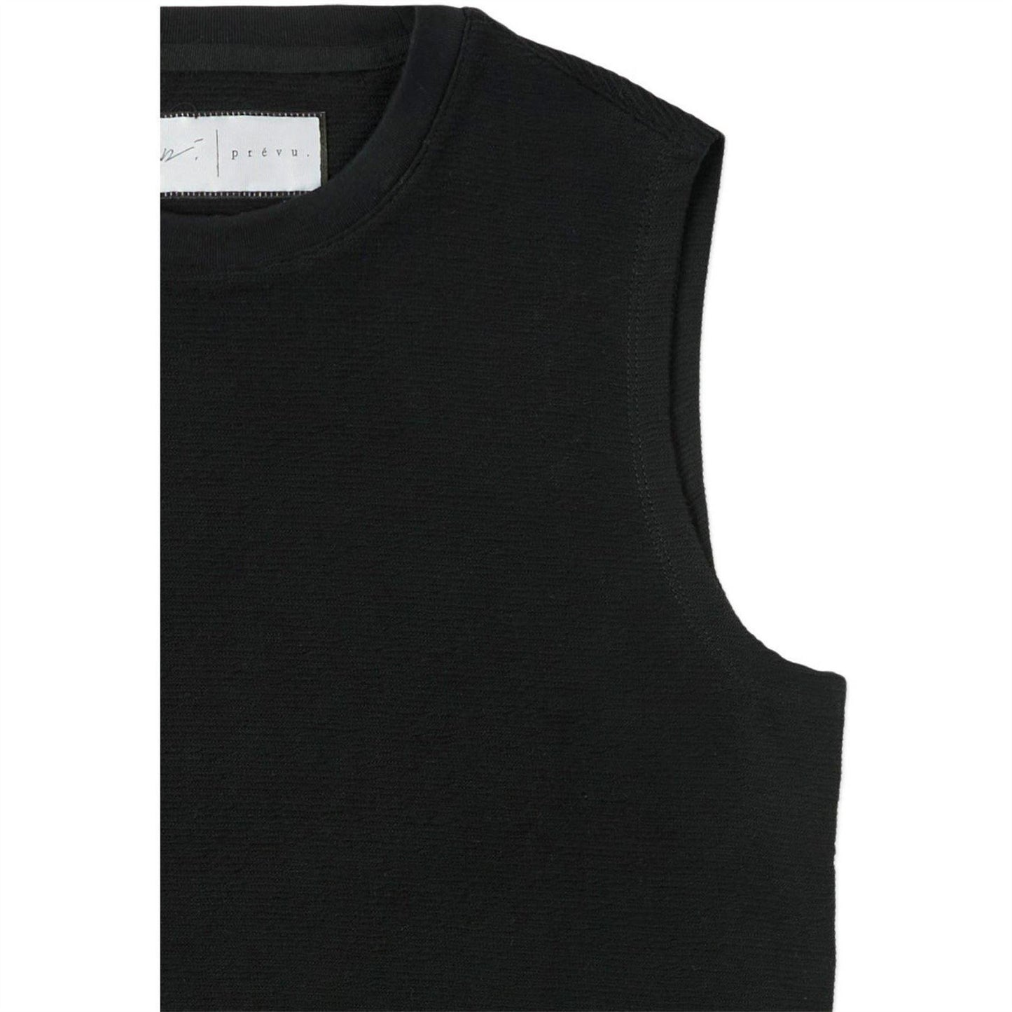 Black - Lifestyle - Prevu Mens Ottoman Sleeveless Tank Top