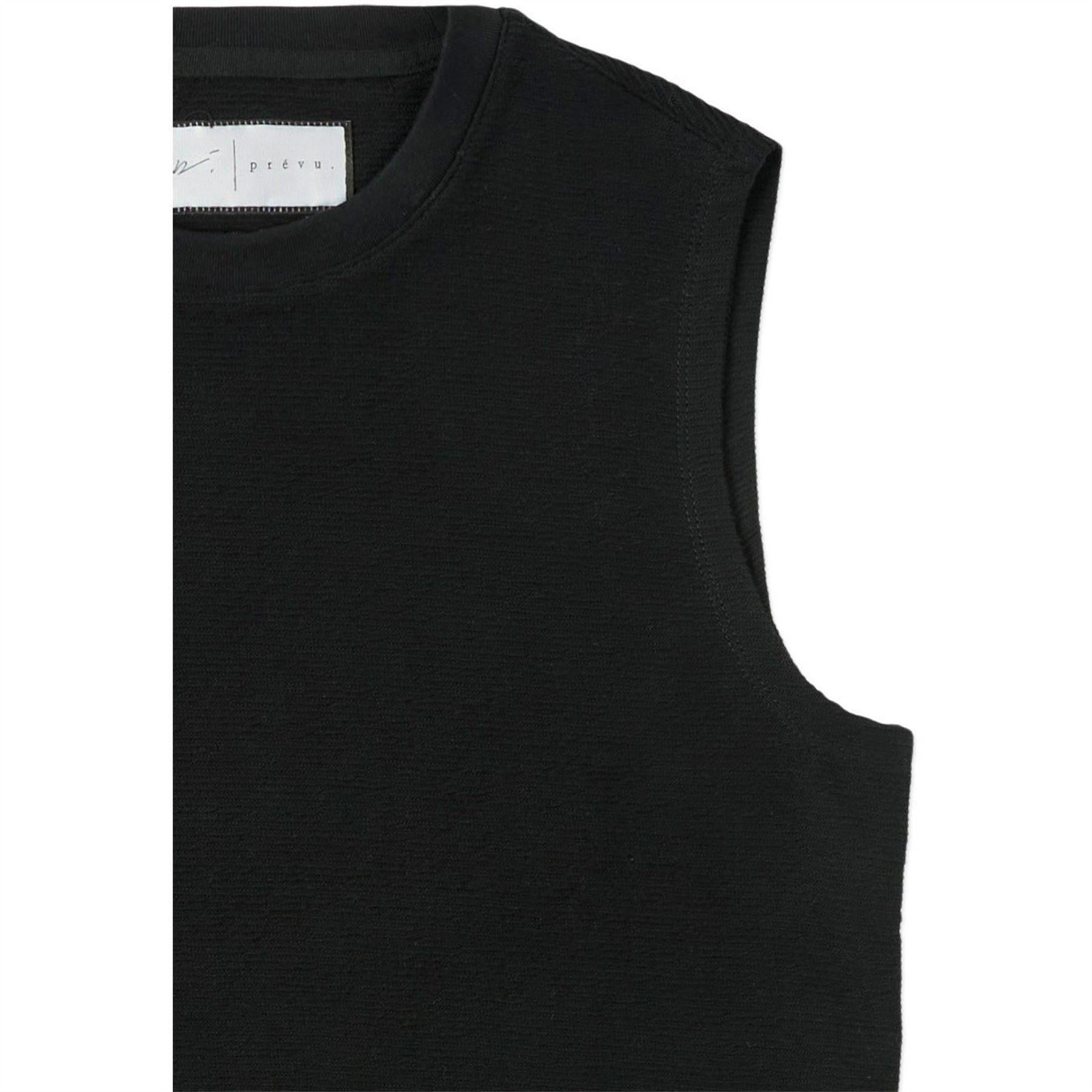 Black - Lifestyle - Prevu Mens Ottoman Sleeveless Tank Top