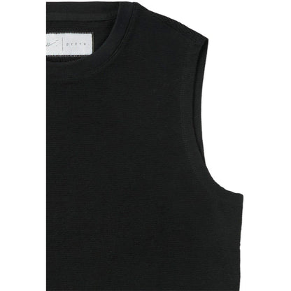 Black - Lifestyle - Prevu Mens Ottoman Sleeveless Tank Top
