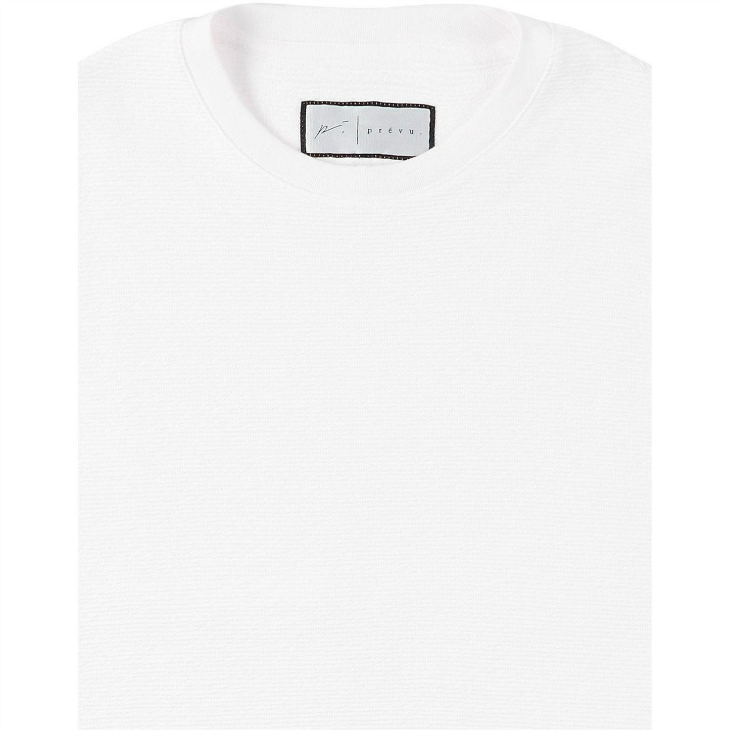 White - Side - Prevu Mens Ottoman Sleeveless Tank Top