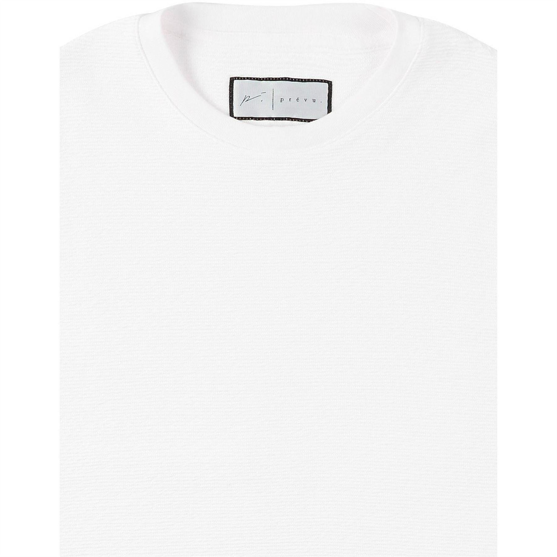 White - Side - Prevu Mens Ottoman Sleeveless Tank Top