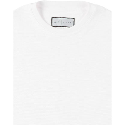 White - Side - Prevu Mens Ottoman Sleeveless Tank Top