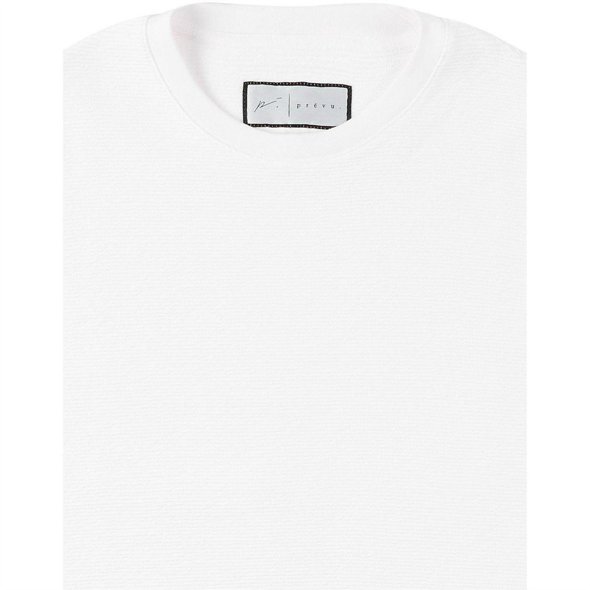 White - Side - Prevu Mens Ottoman Sleeveless Tank Top