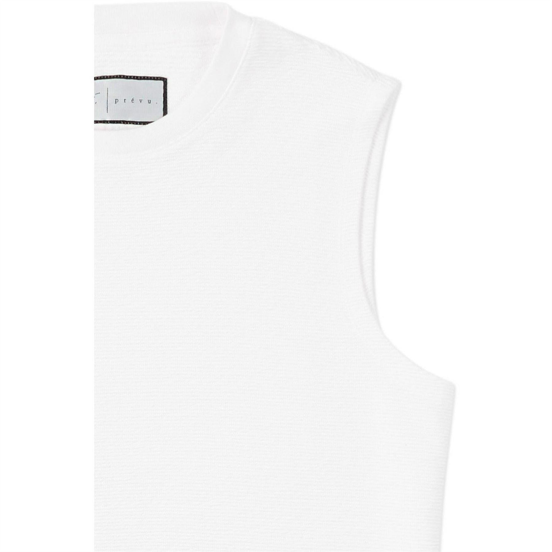White - Lifestyle - Prevu Mens Ottoman Sleeveless Tank Top