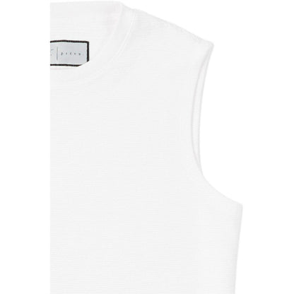 White - Lifestyle - Prevu Mens Ottoman Sleeveless Tank Top