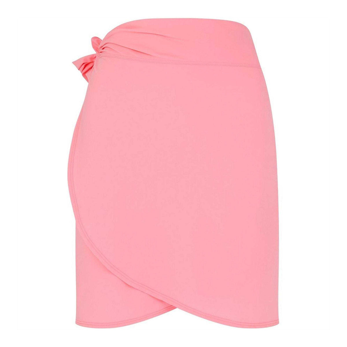 Bubblegum Pink - Back - Hunza G Womens-Ladies Wrap Around Sarong
