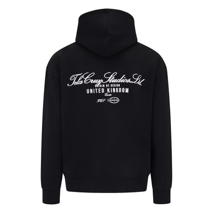 Black - Back - Tela Cruz Mens Studio Overhead Hoodie
