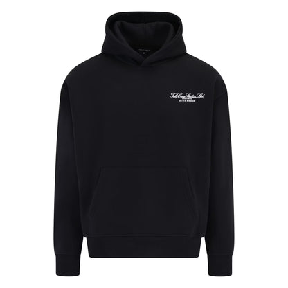 Black - Front - Tela Cruz Mens Studio Overhead Hoodie