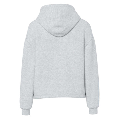 Light Grey - Back - Pieces Womens-Ladies Chilli Plain Long-Sleeved Hoodie