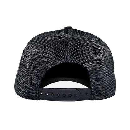 Black-Yellow - Back - John Hatter Mens The Boss Trucker Cap
