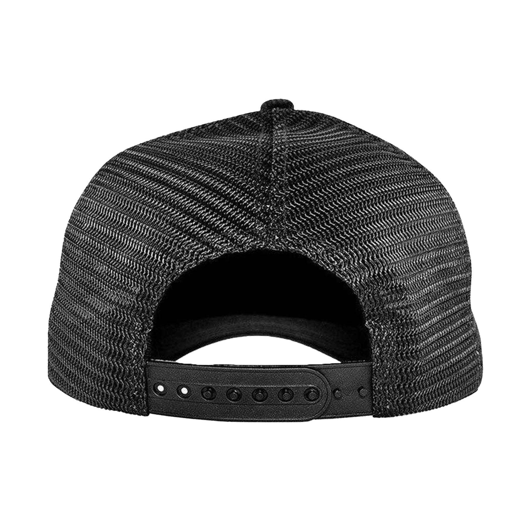 Black - Back - John Hatter Mens G.O.A.T Camo Trucker Cap