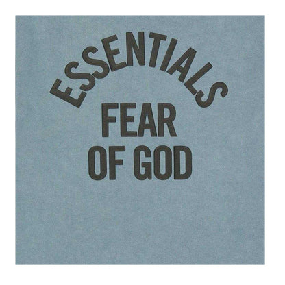 Coastal Blue - Side - Fear Of God Essentials Childrens-Kids Chest Logo Regular T-Shirt