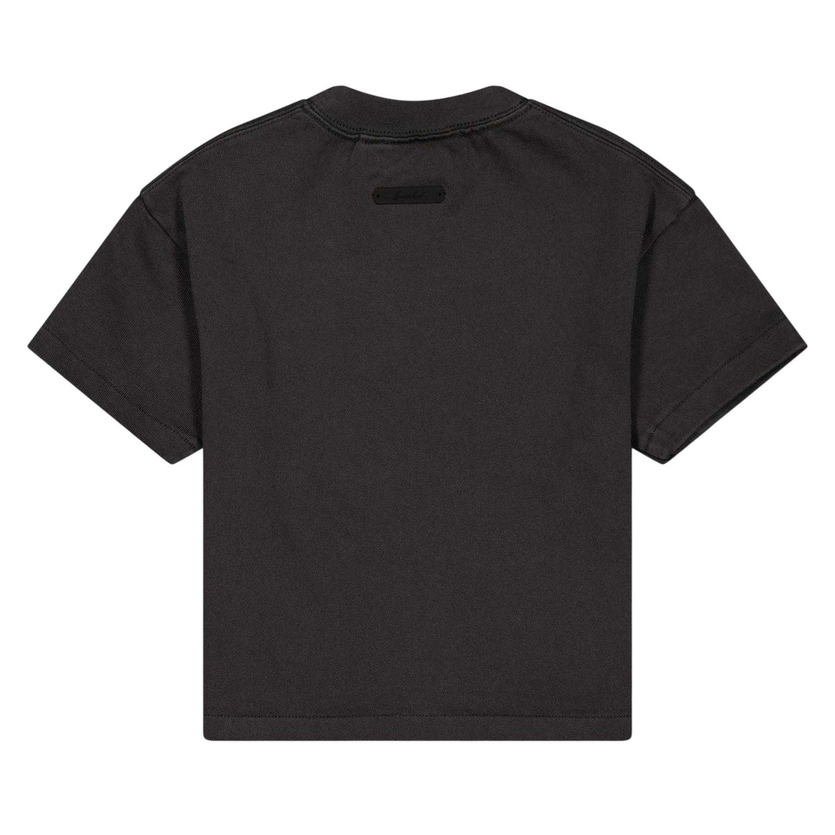Faded Black - Back - Fear Of God Essentials Childrens-Kids Chest Logo Regular T-Shirt