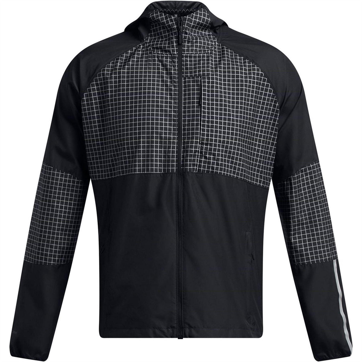 Black - Front - Under Armour Mens Launch Elite Jacket