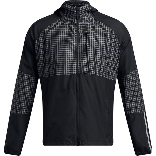 Black - Front - Under Armour Mens Launch Elite Jacket
