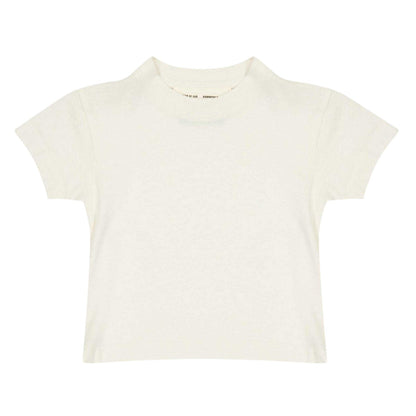 Ivory - Front - Fear Of God Essentials Childrens-Kids Plain T-Shirt
