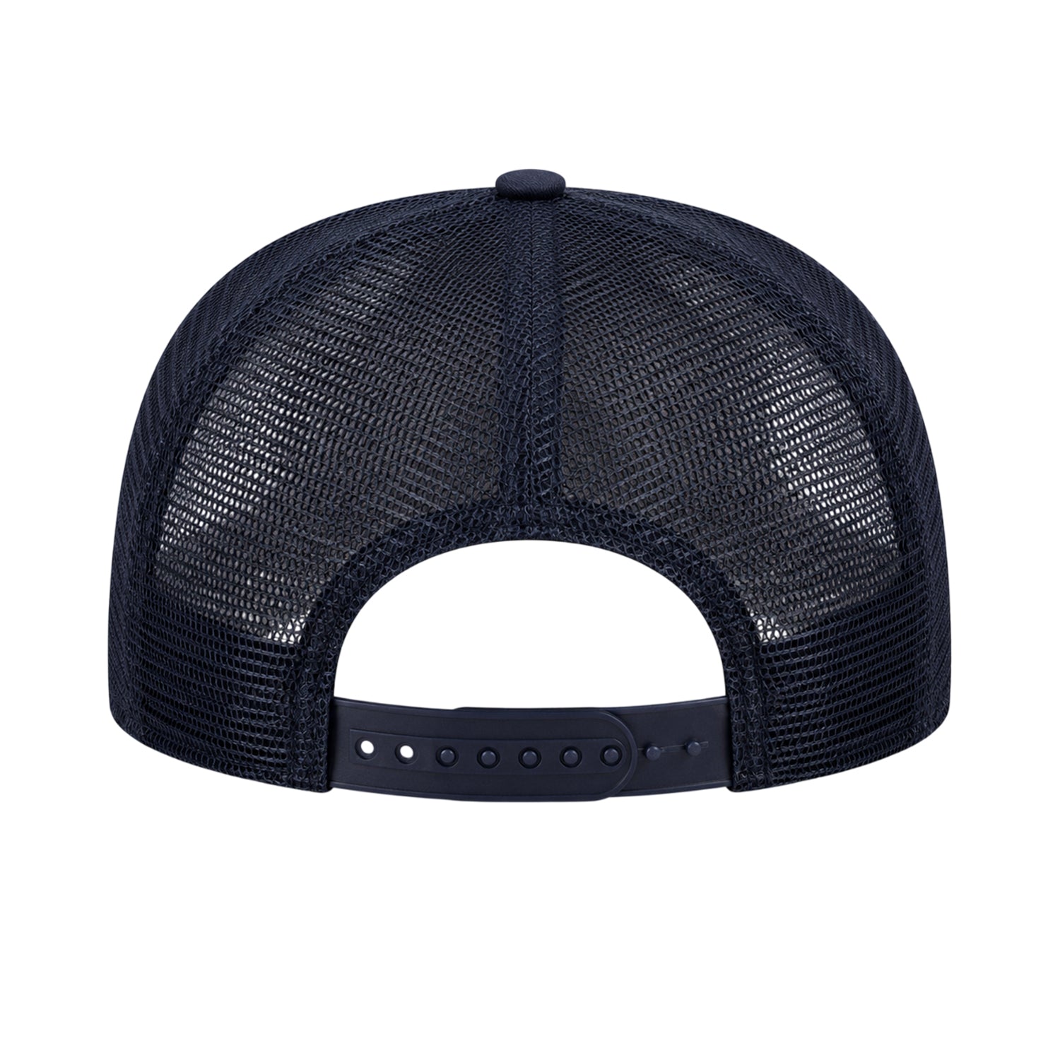 Navy - Back - Goorin Bros Mens Survivor Embroidered Patch Trucker Cap