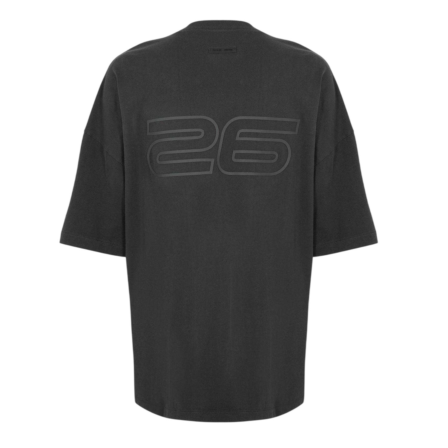 Vintage Black - Back - Fear Of God Essentials Mens Oversized T-Shirt