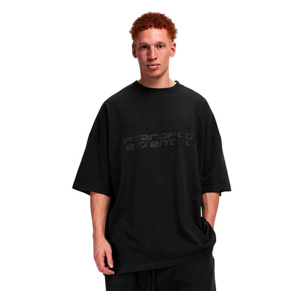 Vintage Black - Side - Fear Of God Essentials Mens Oversized T-Shirt